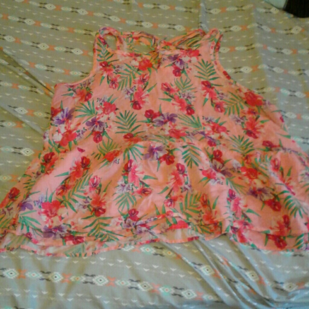 Tropical tank top